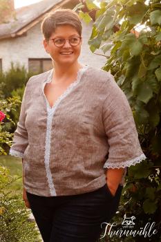 Preview: Nähbeispiel Spitzenbluse Valenciana lillesol women No. 74